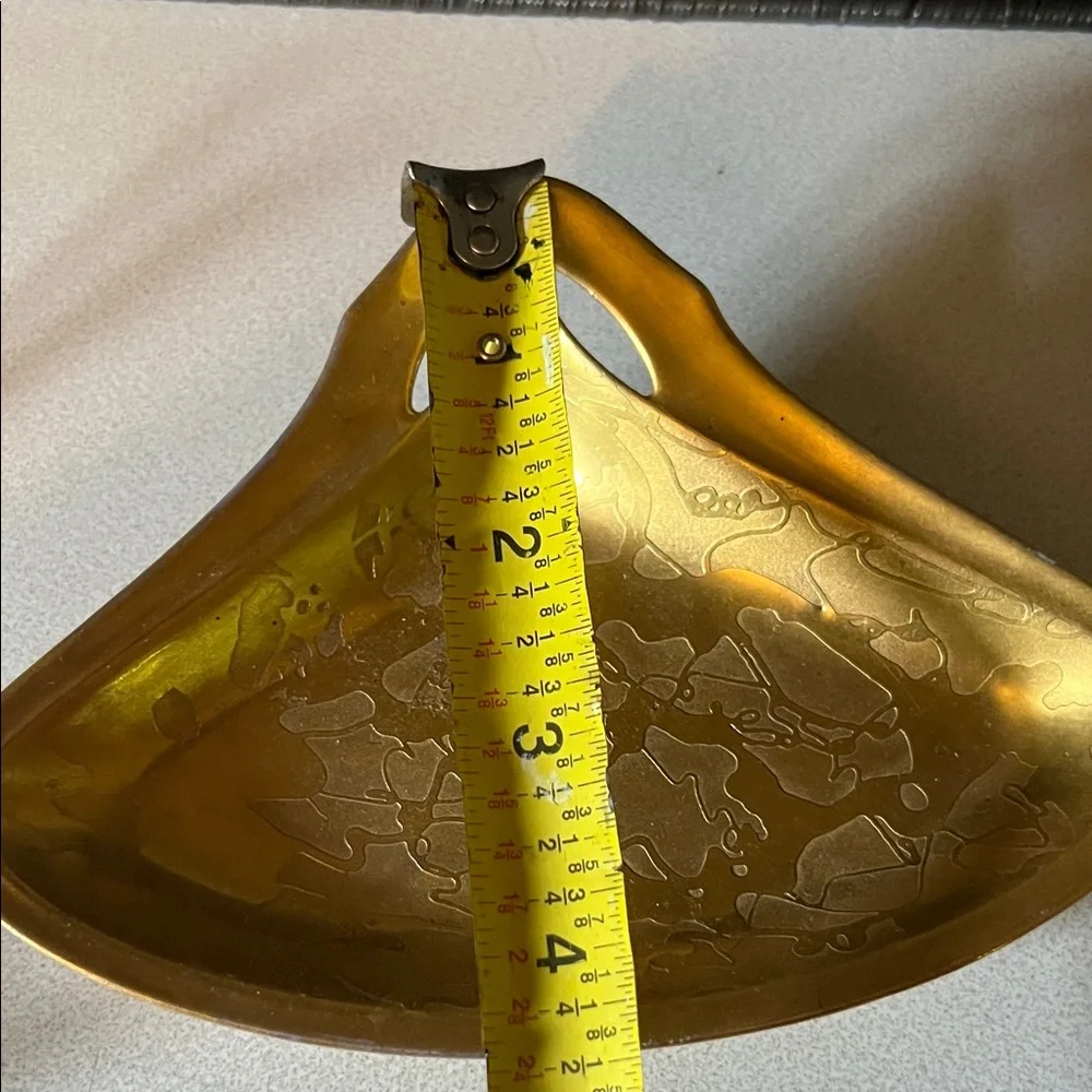R&S Tillowitz gold Decorative ashtray or Dish for rings or ???
